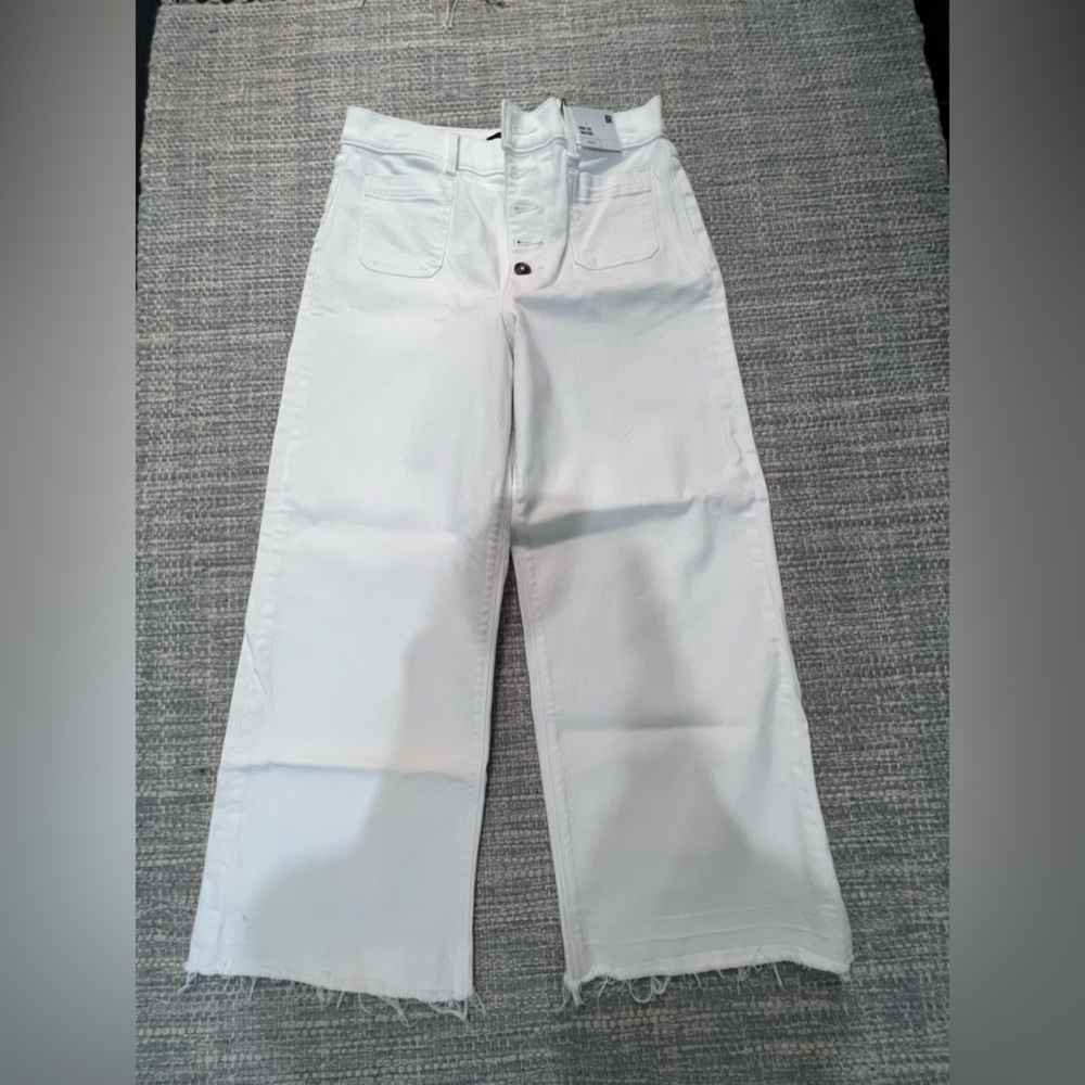 Express High Rise Cropped Jeans